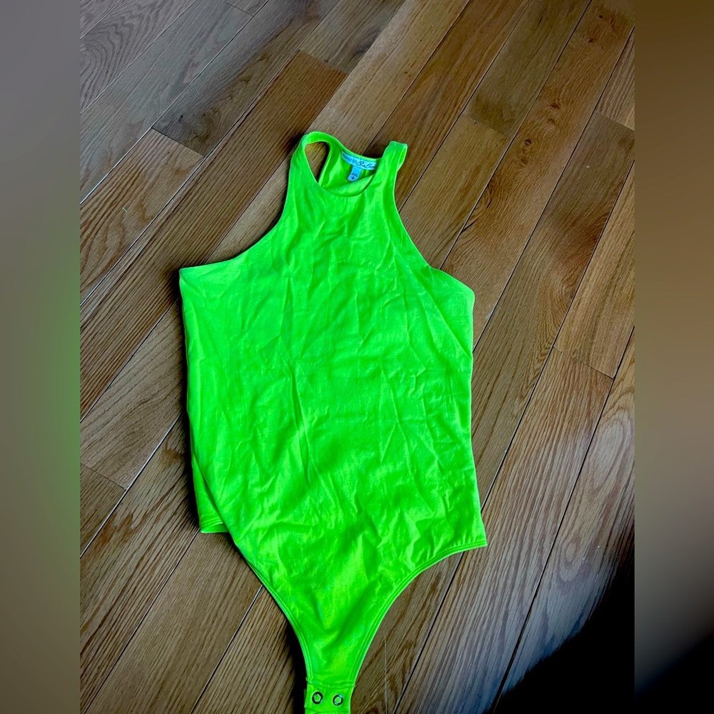 Express Body Suit Lime Green